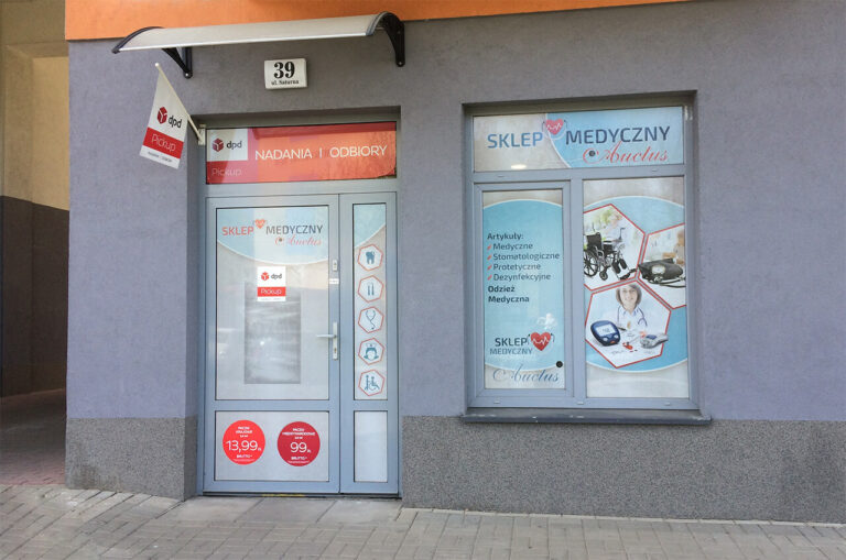 Identyfikacja wizualna i wizytówki sklep medyczny Auctus Głogów
